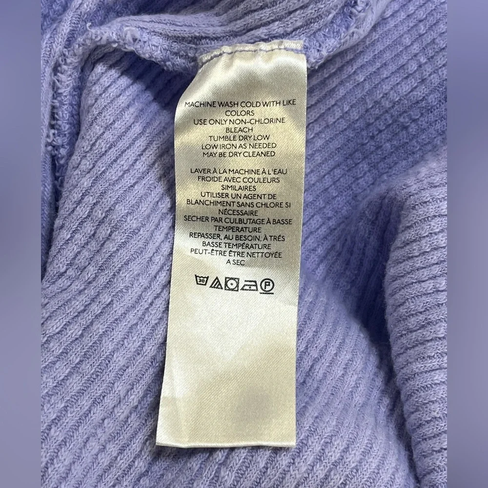 We The Free Freya Henley Ribbed Knit Oversized 1/2 Zip Womens Pullover Small - Picture 7 of 10